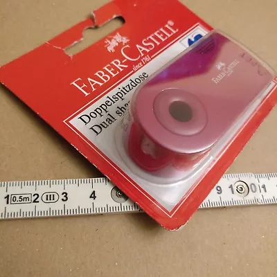 Faber-Castell Standard And Jumbo Pencil Sharpener Dual Box Doppelspitzdose Rose • $21.99