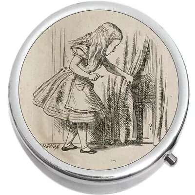 Vintage Alice In Wonderland By John Tenniel Medical Pill Box Medicine Pill Box • $16.88