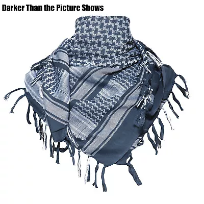 Pure Cotton Keffiyeh Tactical Desert Scarf Wrap Shemagh Head Neck Arab Scarves • $12.98