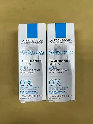 2 New La Roche-Posay Toleriane Ultra Eyes Repair Moisturizer - 0.68oz Each Box • $35