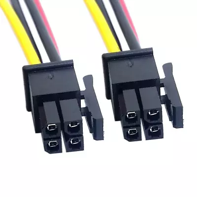 CY ATX Molex Micro Fit Connector 4Pin Male To Male Power Cable 60Cm Pitch 3.0Mm • $14.95