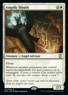 £2.49 • Buy MTG Angelic Sleuth [Commander: New Capenna, Near Mint]