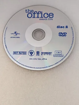 The Office US Season 5 Disc 2 ONLY Replacement DVD NTSC Pre-Owned • $2