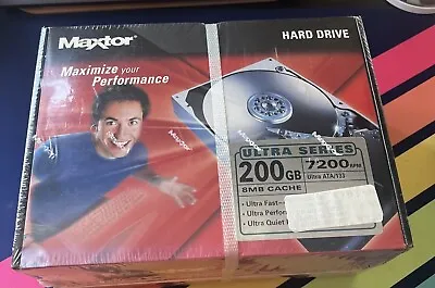 Maxtor Hard Drive Ultra Series 200GB/ 7200 RPM Brand NEW Sealed Box. • $33.12