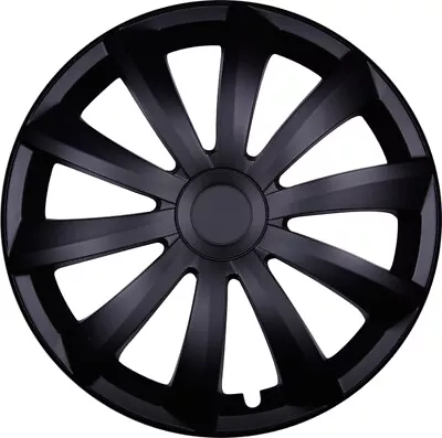 Hubcaps Blinds Grail 15 Inch #71 IN Black 4x Premium Design Hub Caps • $157.39