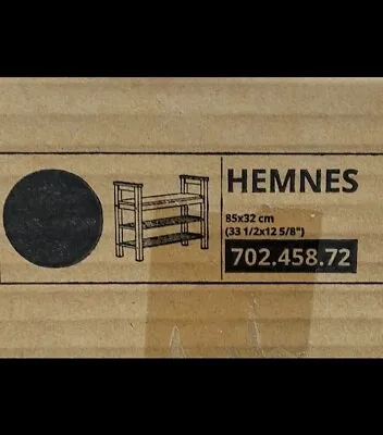 Ikea HEMNES Bench With Shoe Storage Black-brown 33½×12⅝×25⅝  NEW 702.458.72 • $179.99