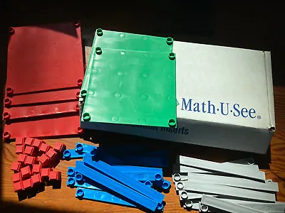 Math U See Manipulatives Algebra Decimal Insert Kit Integer Block Homeschool • $21.60