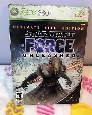 Star Wars Force Unleashed Ultimate Sith Edition(XBOX360) STEELBOOK! • $28