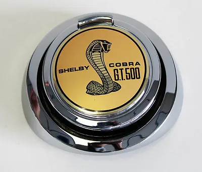 NEW 1967 - 1968 Mustang Shelby Cobra Gas Cap Gold Pop Open  Snake GT500 Emblem • $99.95