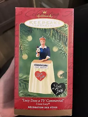 Hallmark Keepsake Ornament 2001 I Love Lucy Does A TV Commercial Christmas • $12