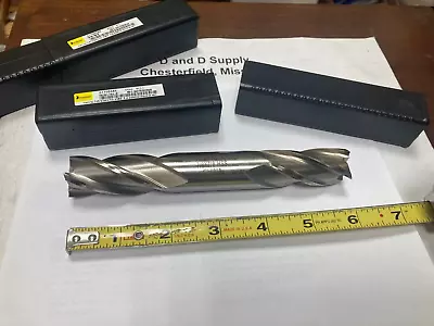 Interstate 720-4076  7/8  X 1-7/8  LOC HSS Square Double End Mill 4-FL • $18.95