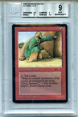 MTG Arabian Nights Ali Baba BGS 9.0 (9) Mint WOTC 6471 • $359.99