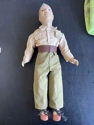 WWII Composition Doll Praise The Lord And Pass The Ammunition 15” Army Military • $99