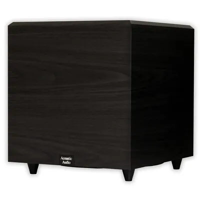Acoustic Audio PSW12 Home Theater Powered 12  Subwoofer Black Down Firing Sub • $168.88