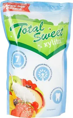 Total Sweet 100% Natural Xylitol 1kg  Gluten Free Vegan Pouch Free Shipping • £13.94