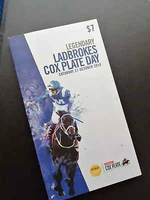 Winx Horse Racing Racecard / Racebook From 4th Win In Cox Plate   • £29.99