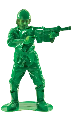 Mens Green Toy Soldier Costume Plastic Army Man Toy Story Film Group Fancy Dress • £69.99