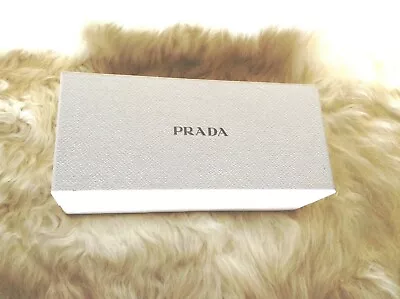 $12 • Buy Authentic Prada White Gift Jewelry Scarf Tie Cash Box