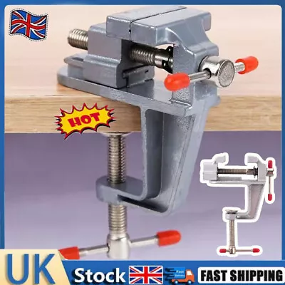 Aluminum Alloy Bench Vise Small Mini Table Clamp Vice Portable Work Bench Vise R • £6.30
