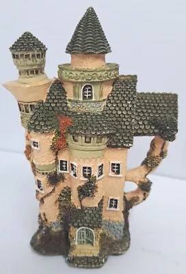 Fairytale Village Resin Teapot Castle Miniature Figurine • $11.95