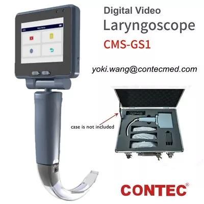 Portable Video Laryngoscope Digital Color Touch Display Rechargeable New GS1 • $59