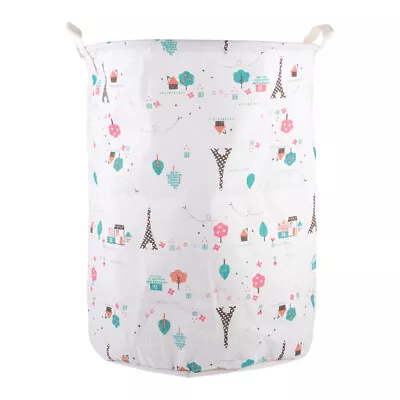 Dirty Clothes Basket Laundry Storage Basket Kids Storage Bin Fabric • £8.32