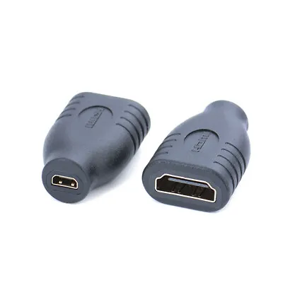 1× HDMI Female To Micro HDMI D Female Adapter Converter Connector For HD Camera • $1.99