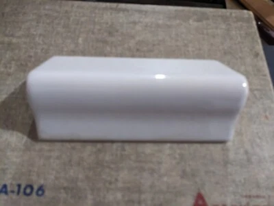 $11 • Buy 1 Pc American Olean Vintage SL10 Gloss AO White V Cap WA8262 Tile 2  X 6  USA