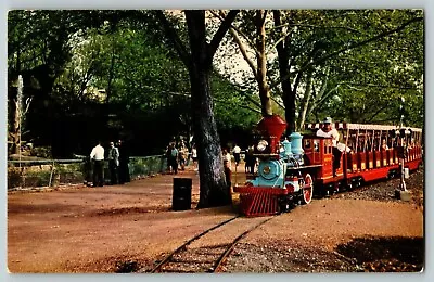 Postcard MO Zoo Line Railroad Forest Park St. Louis Missouri  • $4.45