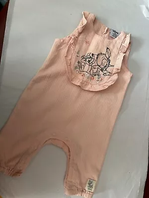 BNWOT Baby Girls 3-6 Months Disney Bambi Romper Suit Outfit • £2.95