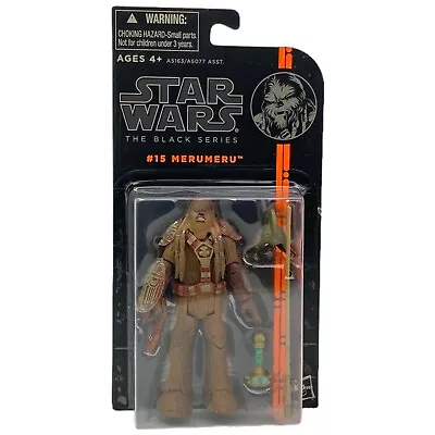 Star Wars Black Series Merumeru 3.75  Action Figure 2013 Hasbro Sealed New • $39.97