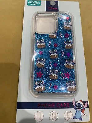 Disney Lilo And Stitch Phone Case IPhone 13 PRO Christmas Beautiful Brand New • £9.95