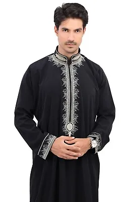  Men's Saudi Arab Thoub  Dishdash Thoub  Dress Abaya Muslim Kaftan AL-RAYAN • $59.99