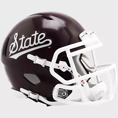 MISSISSIPPI STATE BULLDOGS NCAA Riddell SPEED Authentic MINI Football Helmet • $35.99