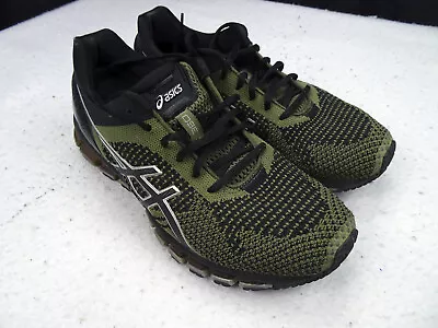 ASICS Gel Quantum 360 Mens Size 8 Shoes Black Athletic Running Sneakers Green • $40