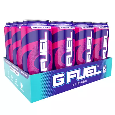 G Fuel Energy Drink Carton Of 12 Ready To Drink Gfuel Flavour Fazeberry • $49.95