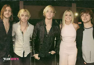 ROSS LYNCH R5 Band Israeli Magazine POSTER HEBREW RARE PINUP 20X30 Cm A4 • $14.99