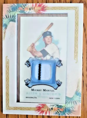 2006 Topps Allen & Ginter's Framed Mini Relics Mickey Mantle #AGR-MM  MINT • $225.99