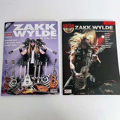 Zakk Wylde Guitar Legendary Licks  & Play-Along Books + CDs • £19.95