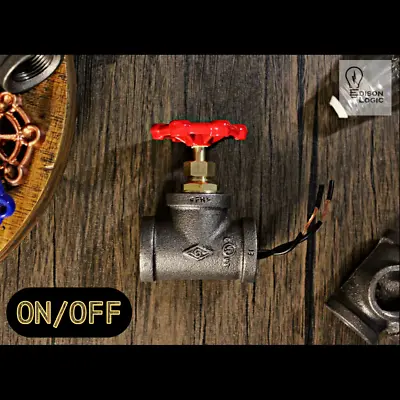 On/Off Faucet Style Switch For Vintage Steampunk Lamp/Light  • $25