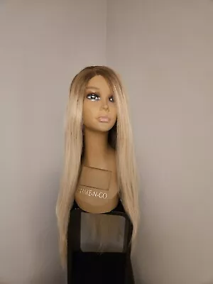 32  Super Long Blonde Full Lace Front Wig Free Part Front • $7.99