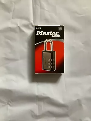 Master Lock 647D Set Your Own Combination 15/16” 24mm • $7.69