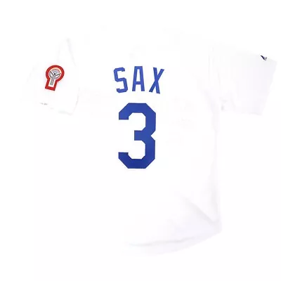 Steve Sax 1981 Los Angeles Dodgers Home White Jersey Men's (S-3XL) • $129.99