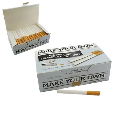 £6.99 • Buy Cigarettes Empty Tubes Make Your Own With Filter King Size Rizla Concept