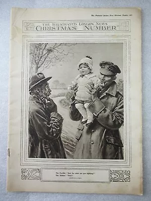 The Illustrated London News Christmas Number 1917 - W Douglas Newton WW1 Story • £15