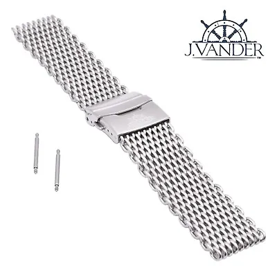 J.VANDER V.2 Shark Mesh Watch Band Thick & Heavy Milanese - 316L Stainless Steel • $34.99