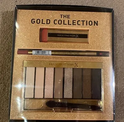 The Gold Collection Gift Set MAX FACTOR (3 Pieces) Full Sized  BRAND NEW SEALED • £10