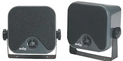 Axis Ax442 Surface Mount 50 Watts Max Speakers Twin Pack Suits Outdoor Indoor • $78.88