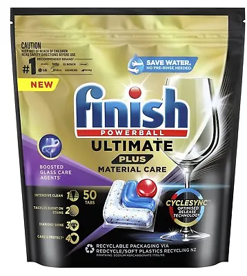 UPTO (200)  Finish Powerball Ultimate Plus Material Care **Free Post** • $37.95