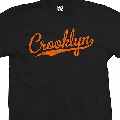 Crooklyn Jersey Shirt | Baseball Script Tail Team Brooklyn NY Womens Mens T Tee • $24.98